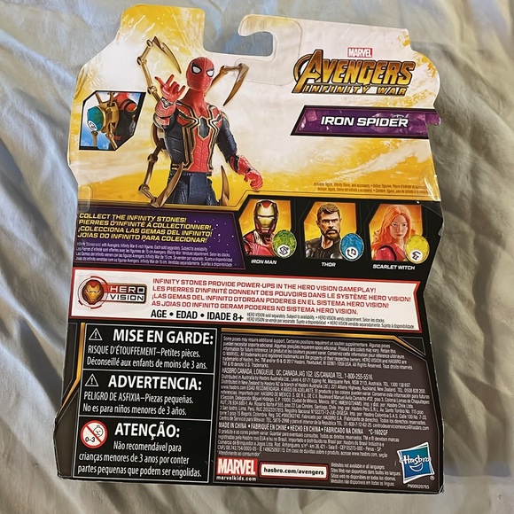 NWT Marvel Legends Avengers Infinity War 6-Inch Iron Spider Action Figure - Picture 2 of 3